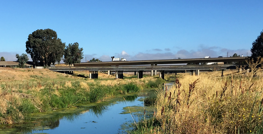 WalnutCreek Walnut Creek near its outlet into San Francisco Bay