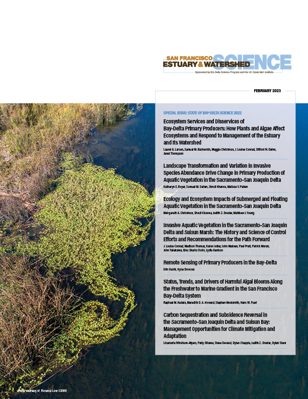 cover of SF Estuary and Watershed Science Feb 2023