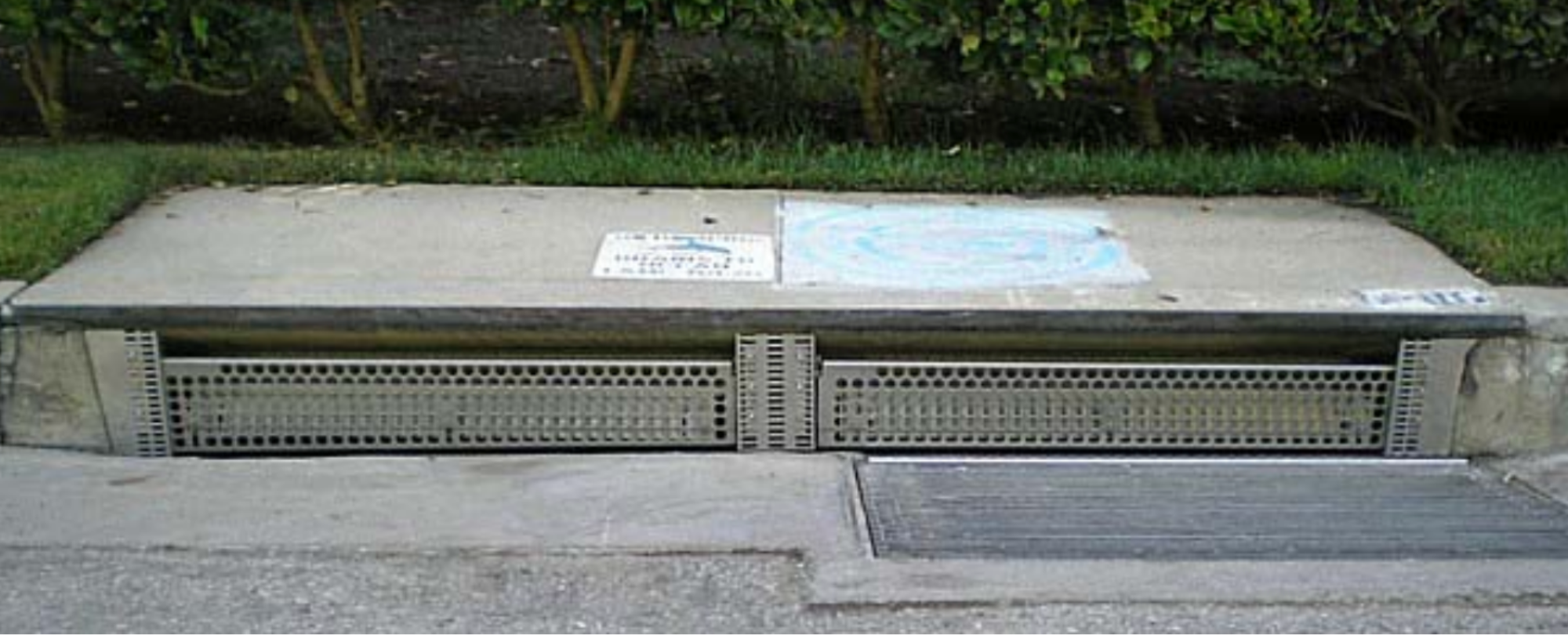 A variety of stormwater trash capture and filtration devices designed to work in a distributed manner across a range of street drains. Image credit San Francisco Estuary Partnership