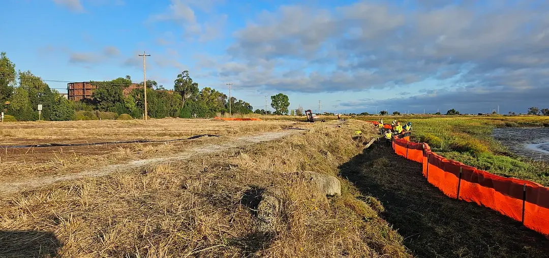First of its kind: Palo Alto’s horizontal levee construction begins